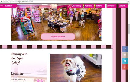 Thumbnail of website for Woof Gang Bakery & Grooming - The Villages